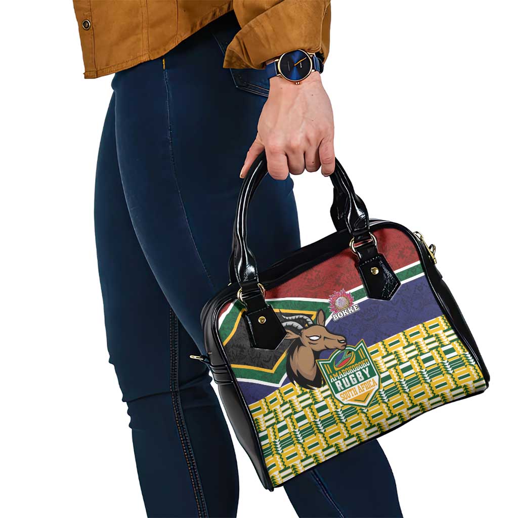 South Africa Rugby Shoulder Handbag Go Bokke-Amabokoboko Spirit LT03