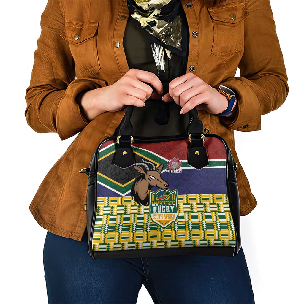 South Africa Rugby Shoulder Handbag Go Bokke-Amabokoboko Spirit LT03