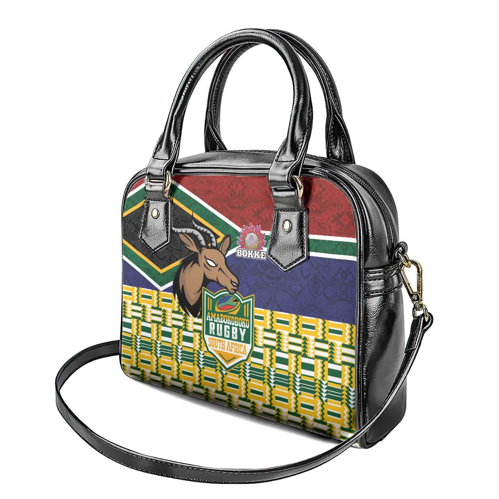 South Africa Rugby Shoulder Handbag Go Bokke-Amabokoboko Spirit LT03