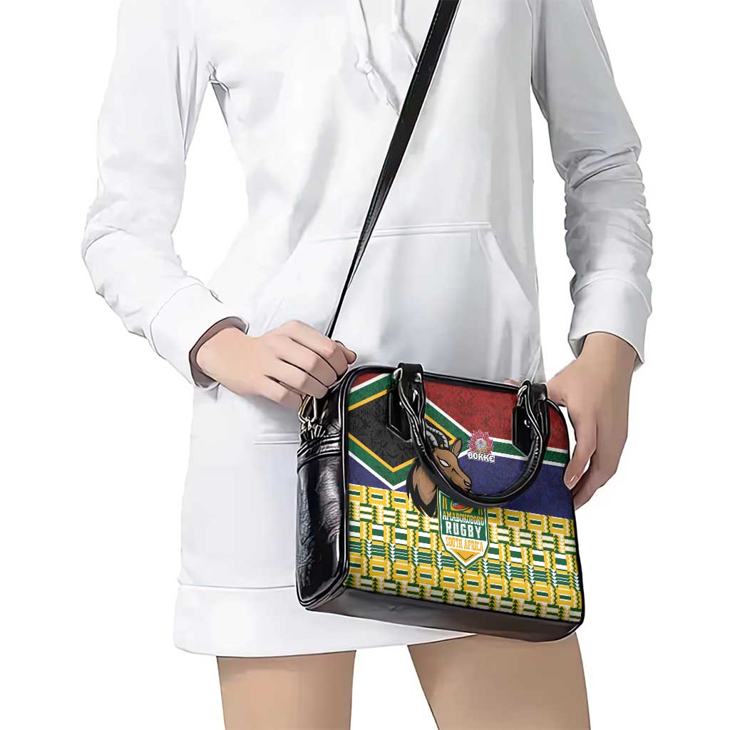 South Africa Rugby Shoulder Handbag Go Bokke-Amabokoboko Spirit LT03