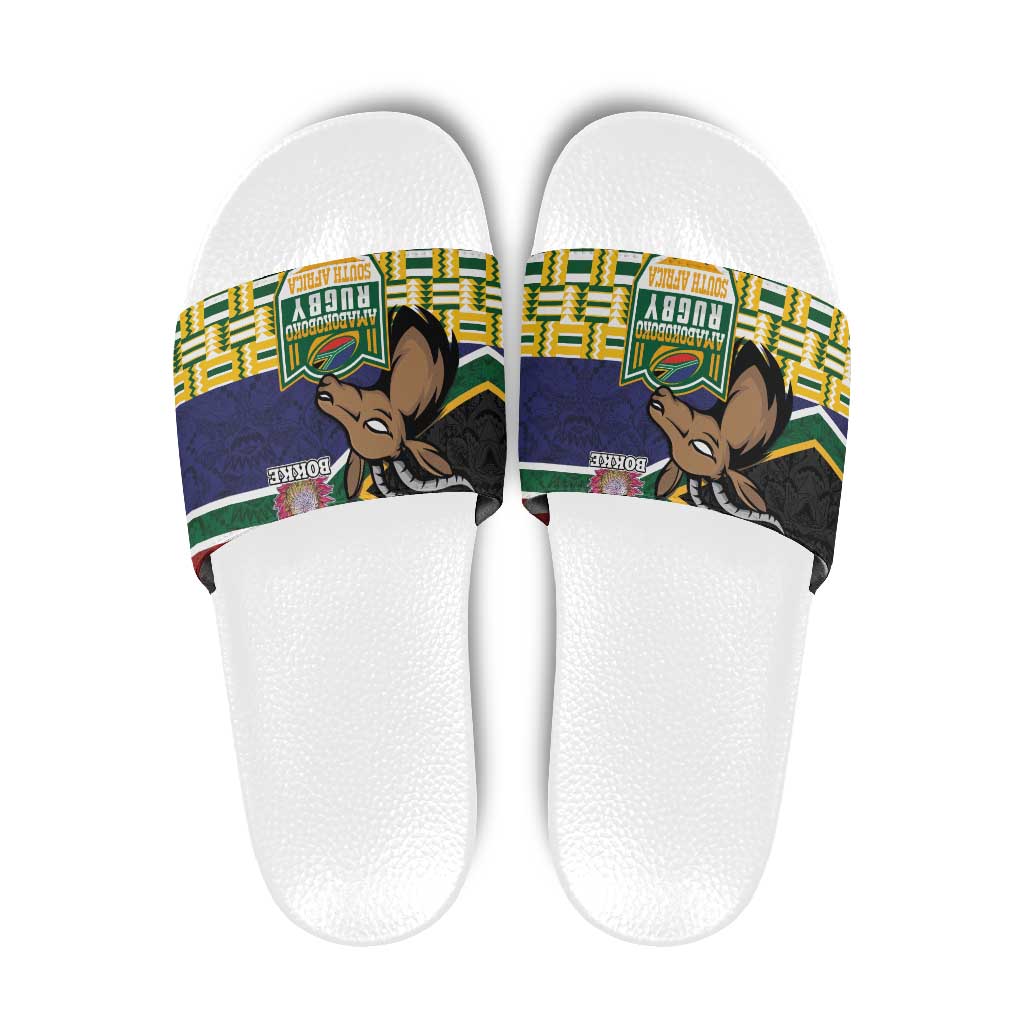 South Africa Rugby Slide Sandals Go Bokke-Amabokoboko Spirit LT03