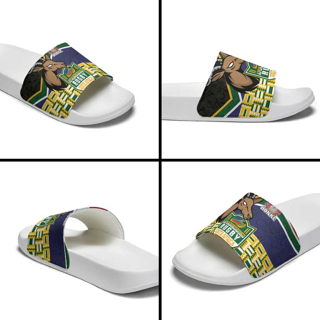 South Africa Rugby Slide Sandals Go Bokke-Amabokoboko Spirit LT03