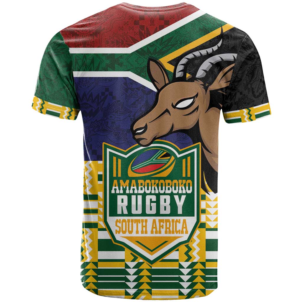 South Africa Rugby T shirt Go Bokke-Amabokoboko Spirit LT03