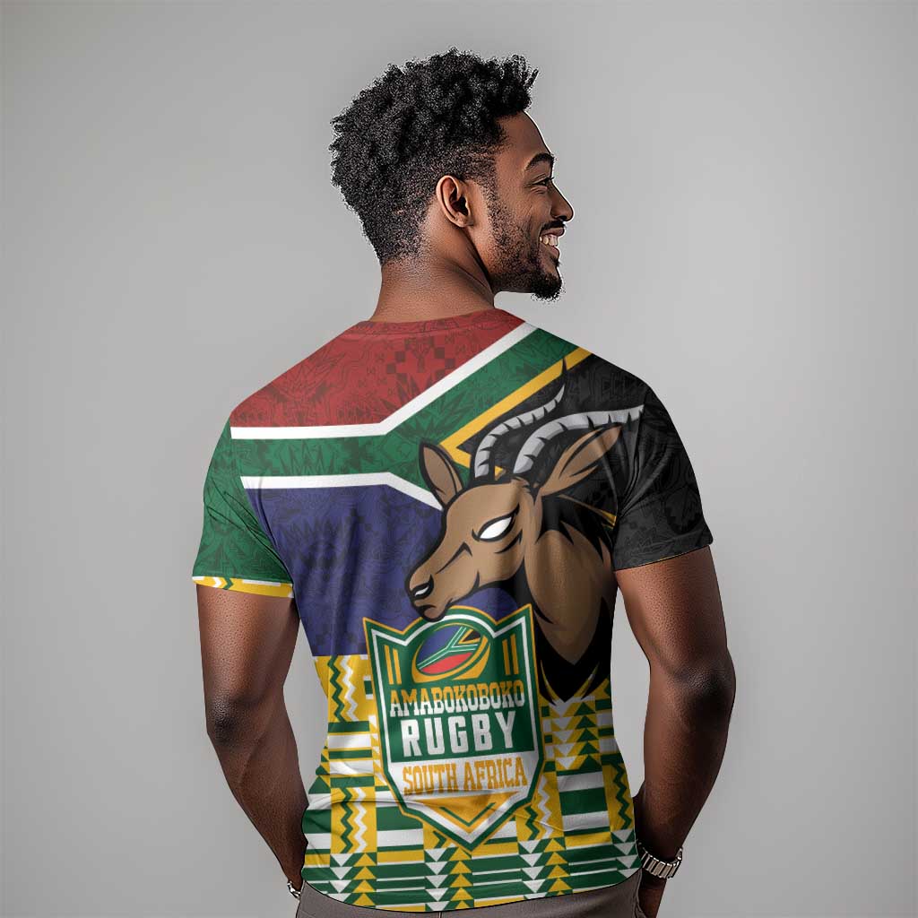 South Africa Rugby T shirt Go Bokke-Amabokoboko Spirit LT03