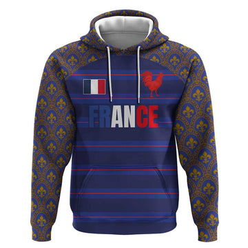 Custom France Rugby-Le XV de France Hoodie Go Les Bleus LT03