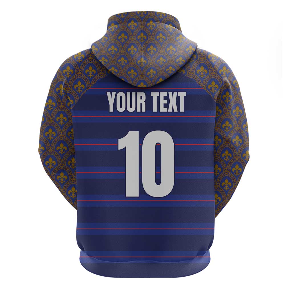 Custom France Rugby-Le XV de France Hoodie Go Les Bleus LT03