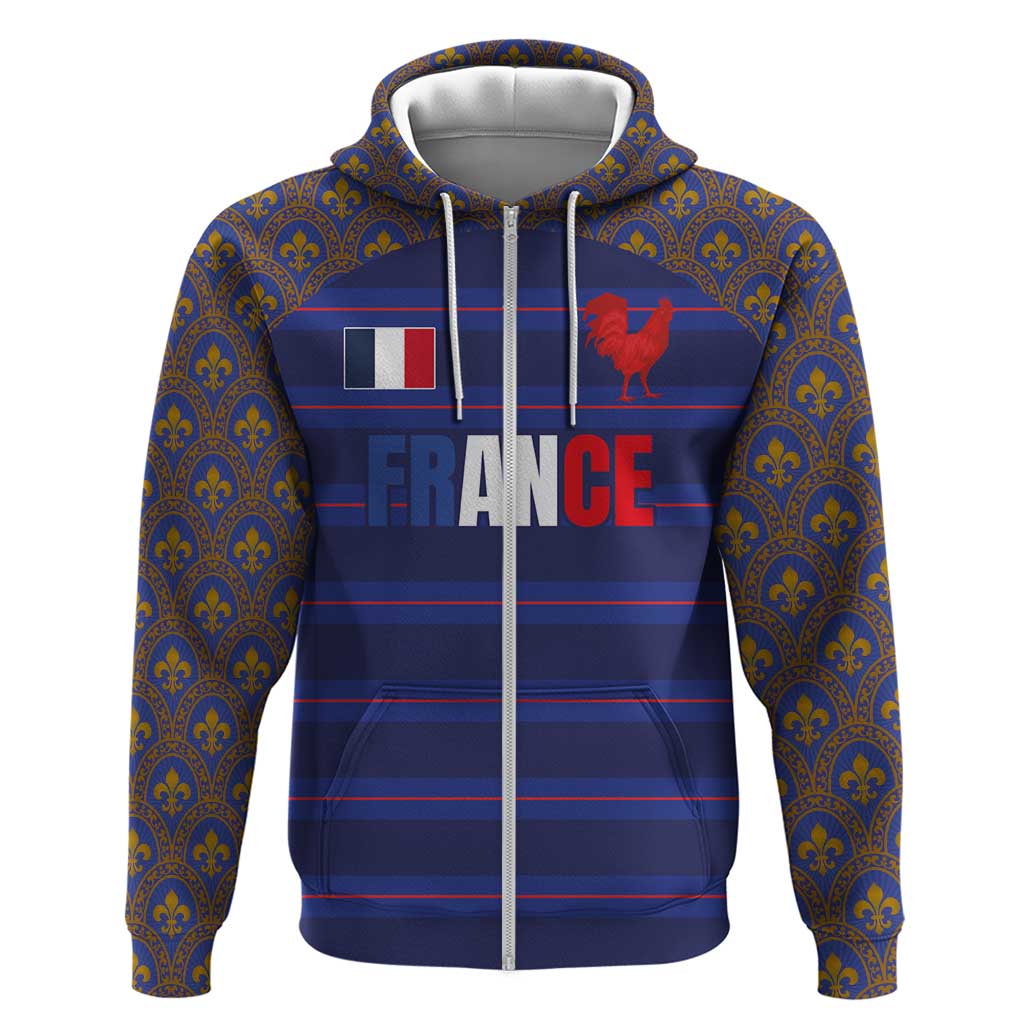 Custom France Rugby-Le XV de France Hoodie Go Les Bleus LT03