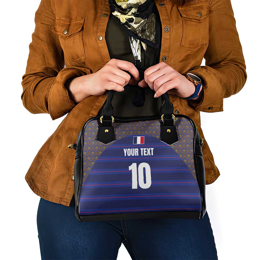 Custom France Rugby-Le XV de France Shoulder Handbag Go Les Bleus LT03
