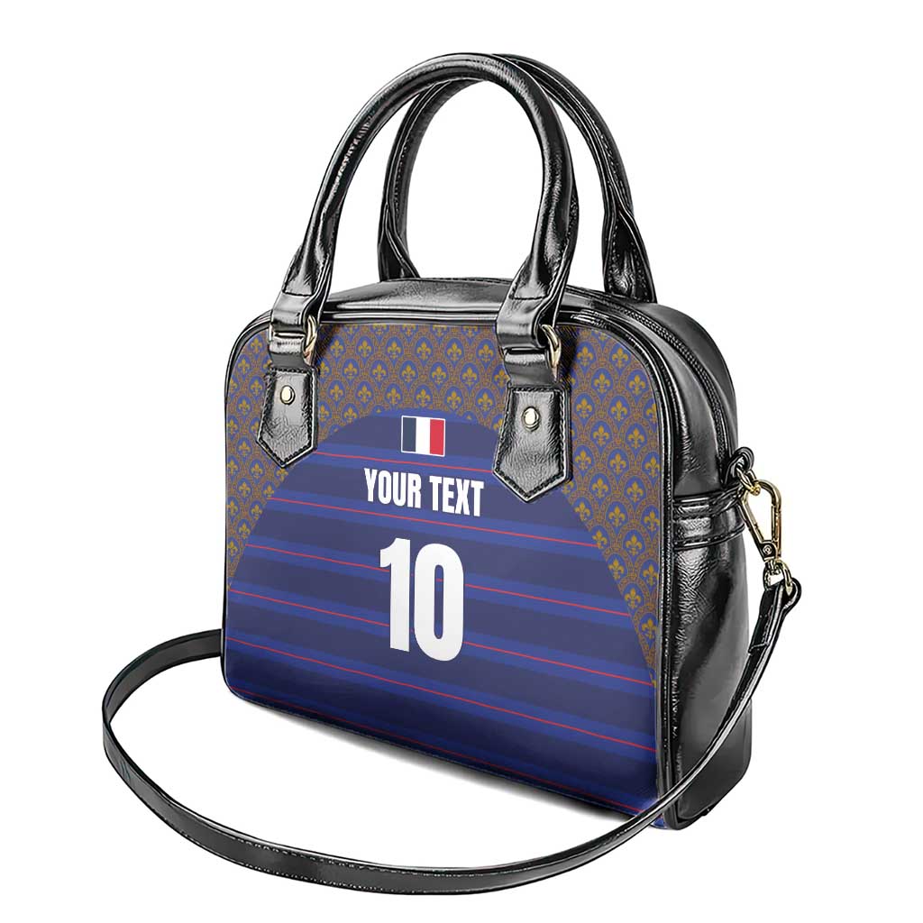 Custom France Rugby-Le XV de France Shoulder Handbag Go Les Bleus LT03