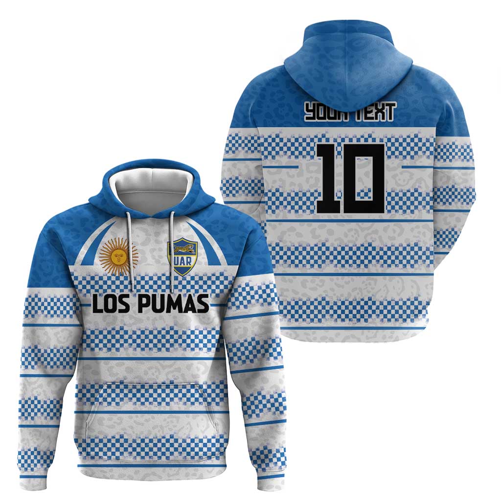 Argentina Rugby Custom Hoodie Los Pumas Jaguar Race Style LT03