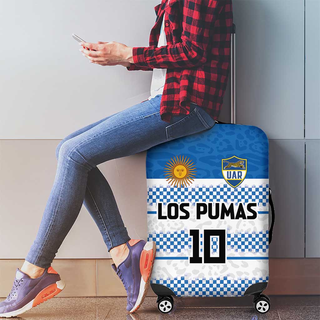Argentina Rugby Custom Luggage Cover Los Pumas Jaguar Race Style LT03