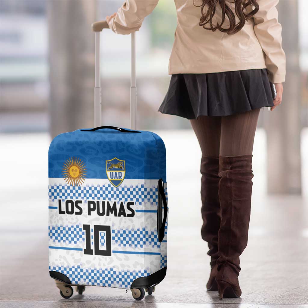 Argentina Rugby Custom Luggage Cover Los Pumas Jaguar Race Style LT03