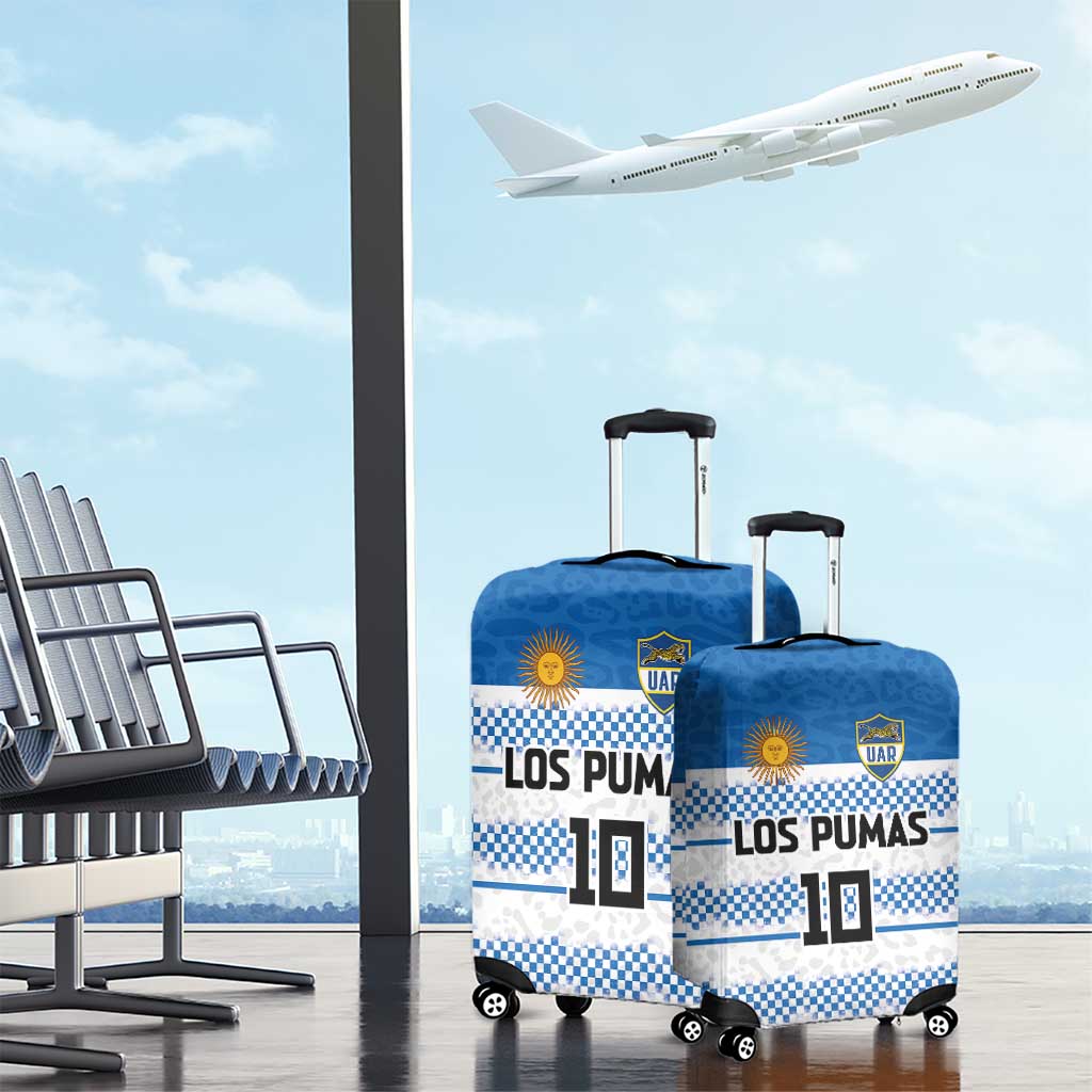 Argentina Rugby Custom Luggage Cover Los Pumas Jaguar Race Style LT03