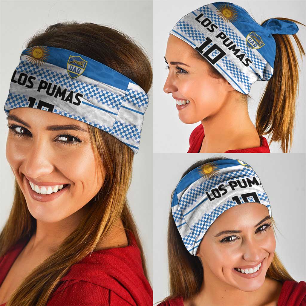Argentina Rugby Custom Neck Gaiter Los Pumas Jaguar Race Style LT03