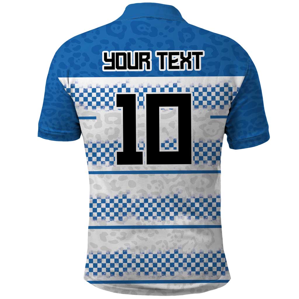Argentina Rugby Custom Polo Shirt Los Pumas Jaguar Race Style LT03