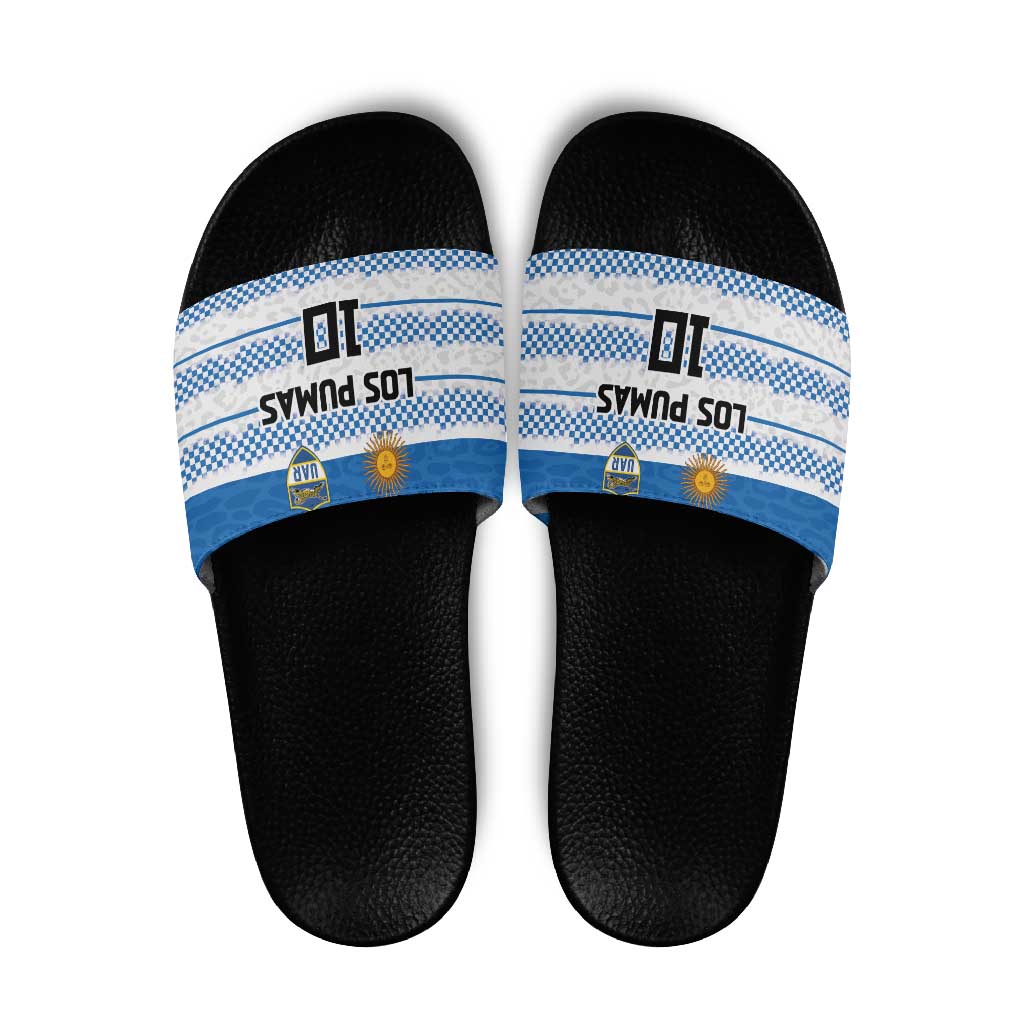 Argentina Rugby Custom Slide Sandals Los Pumas Jaguar Race Style LT03