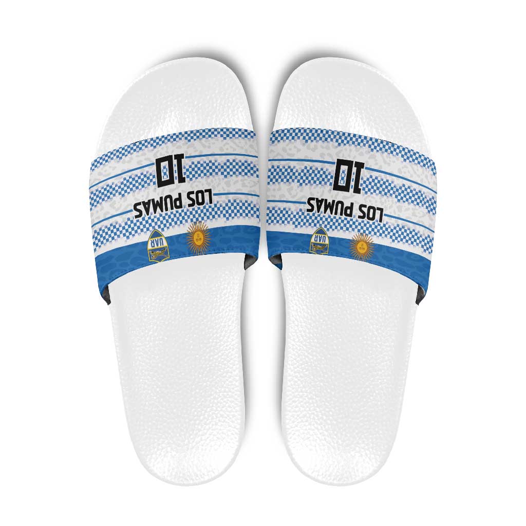 Argentina Rugby Custom Slide Sandals Los Pumas Jaguar Race Style LT03