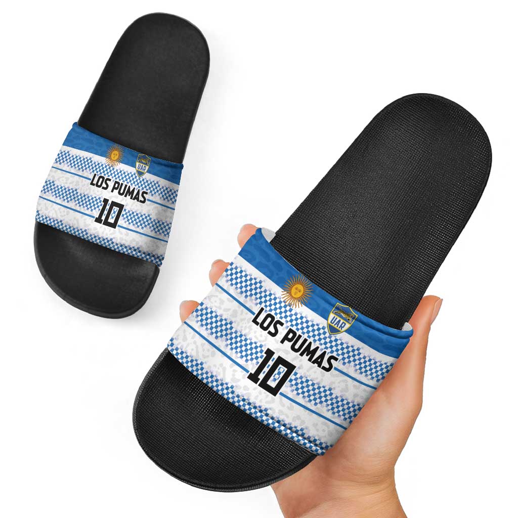 Argentina Rugby Custom Slide Sandals Los Pumas Jaguar Race Style LT03