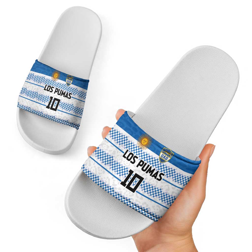 Argentina Rugby Custom Slide Sandals Los Pumas Jaguar Race Style LT03