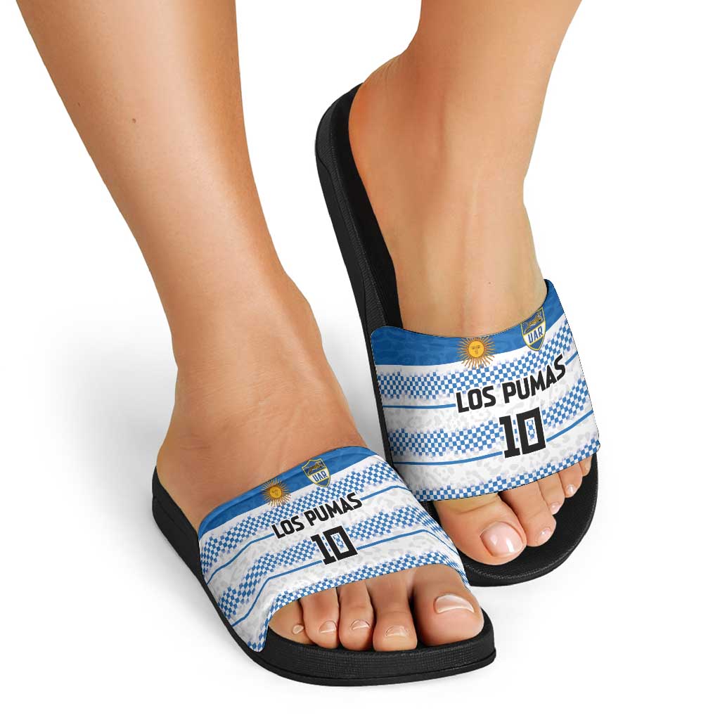 Argentina Rugby Custom Slide Sandals Los Pumas Jaguar Race Style LT03