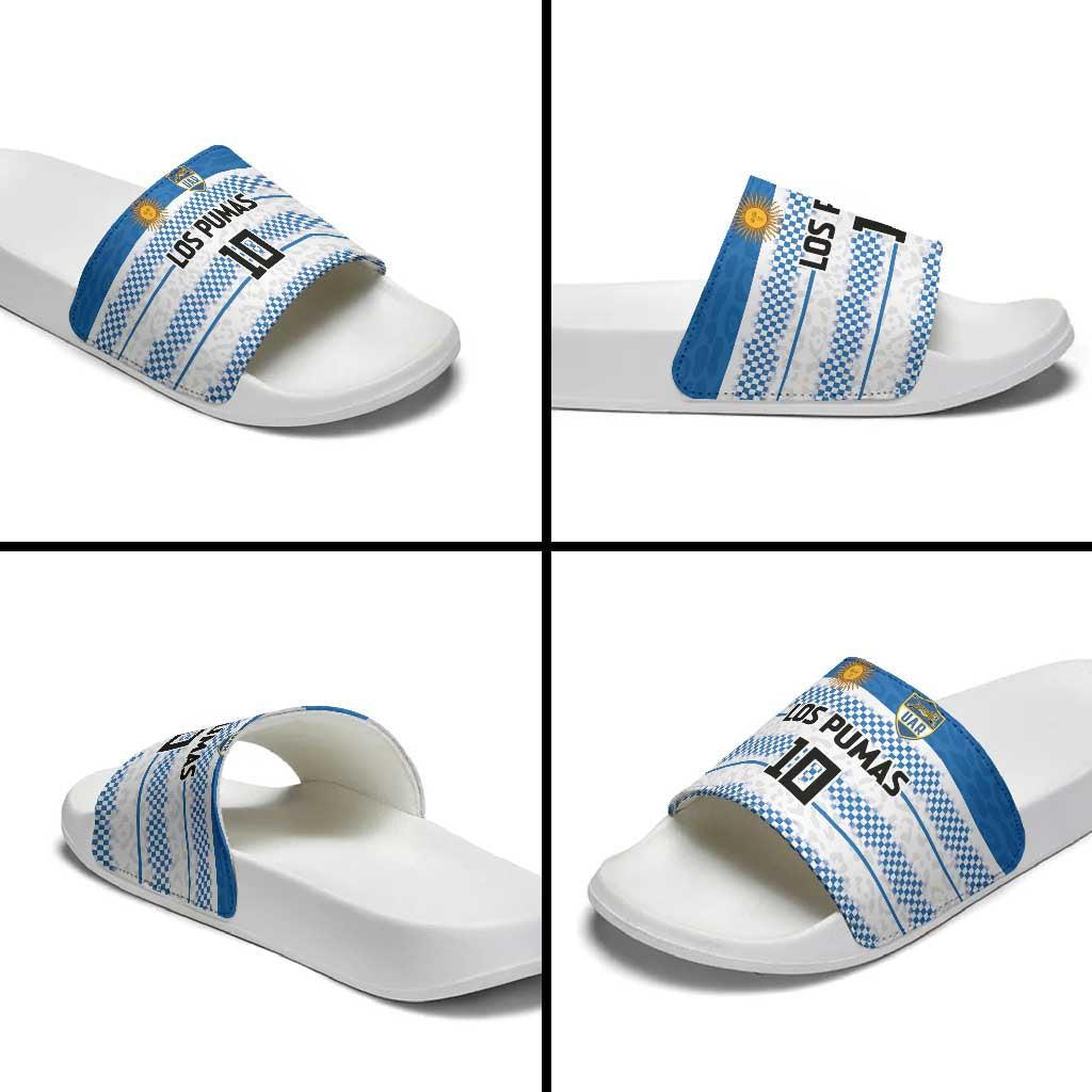 Argentina Rugby Custom Slide Sandals Los Pumas Jaguar Race Style LT03