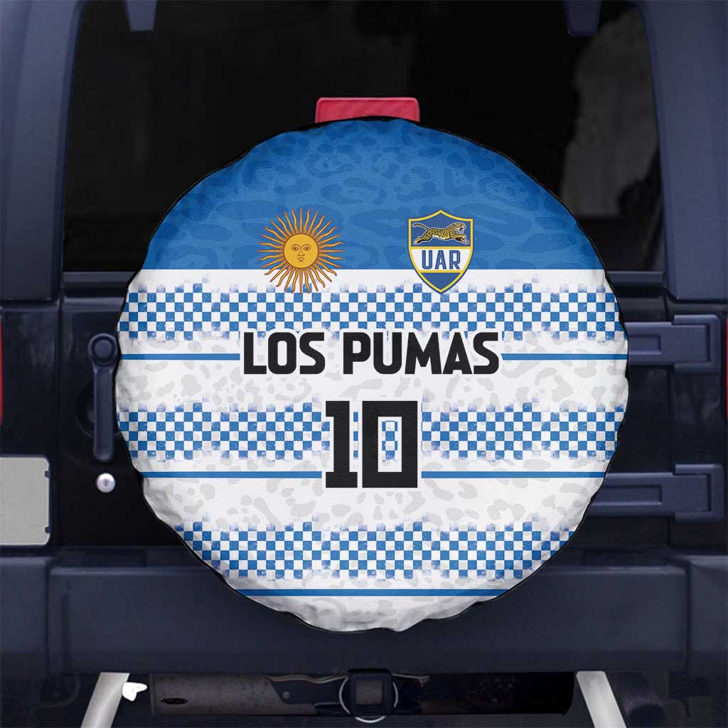 Argentina Rugby Custom Spare Tire Cover Los Pumas Jaguar Race Style LT03