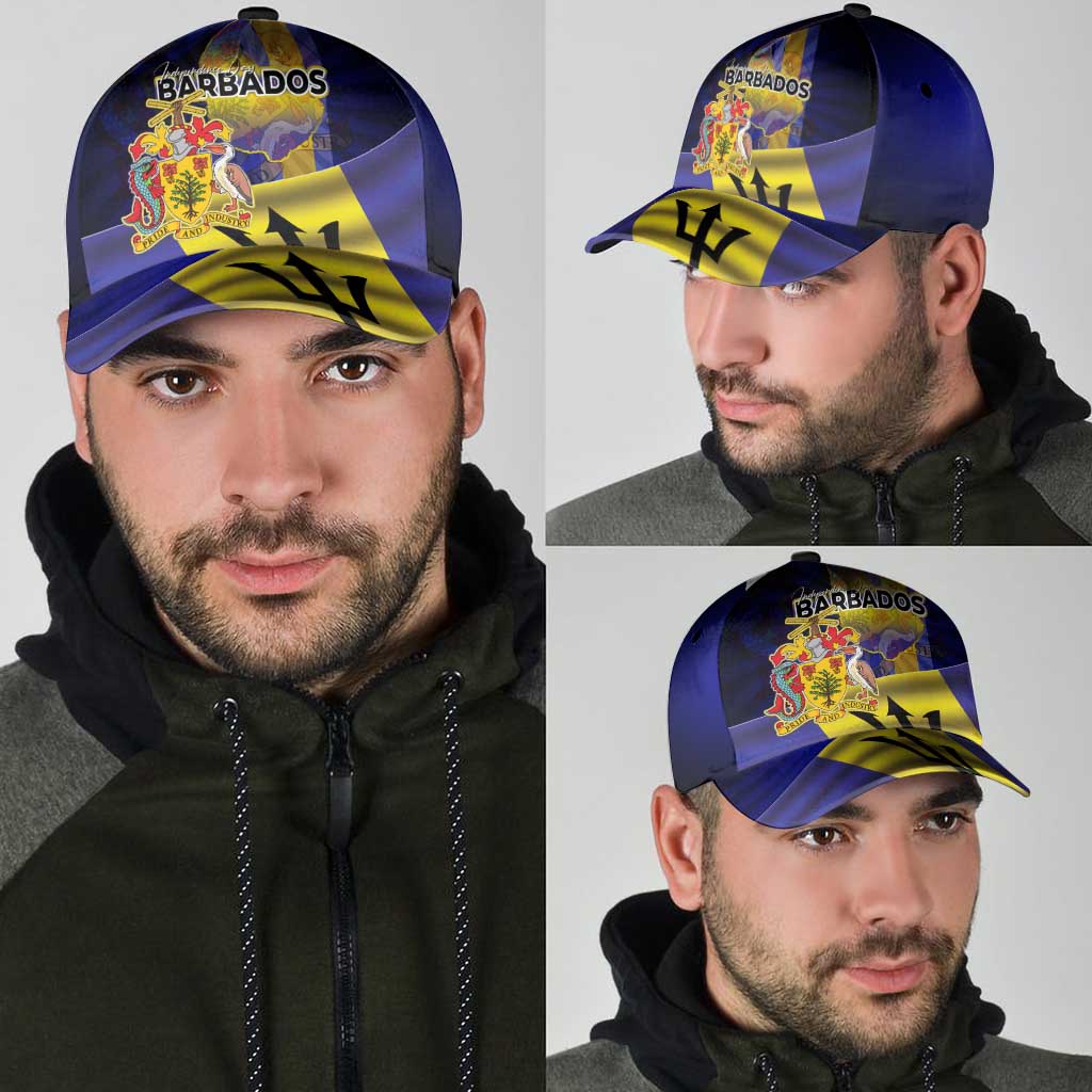 Barbados Independence Day Classic Cap Coat of Arms with Freedom Emblems LT03