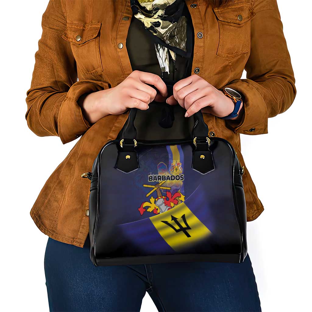 Barbados Independence Day Shoulder Handbag Coat of Arms with Freedom Emblems LT03