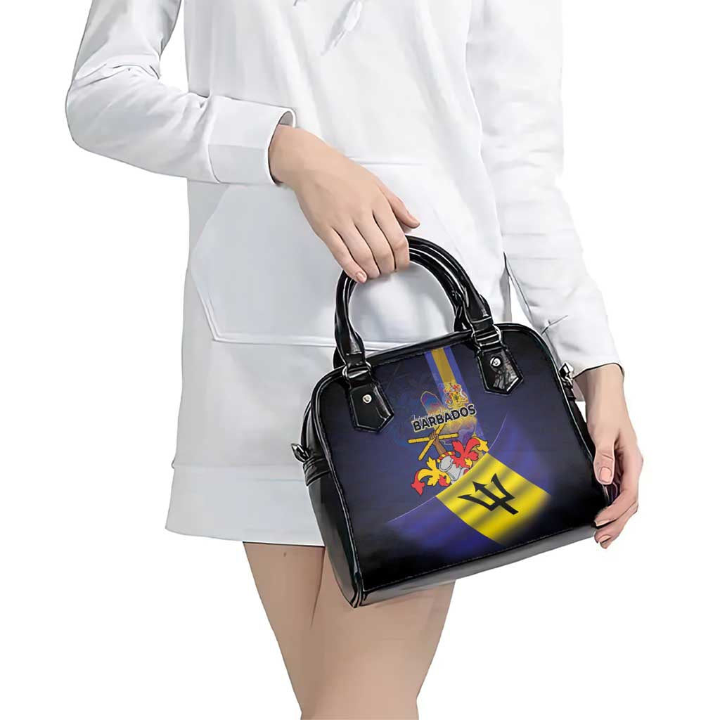 Barbados Independence Day Shoulder Handbag Coat of Arms with Freedom Emblems LT03