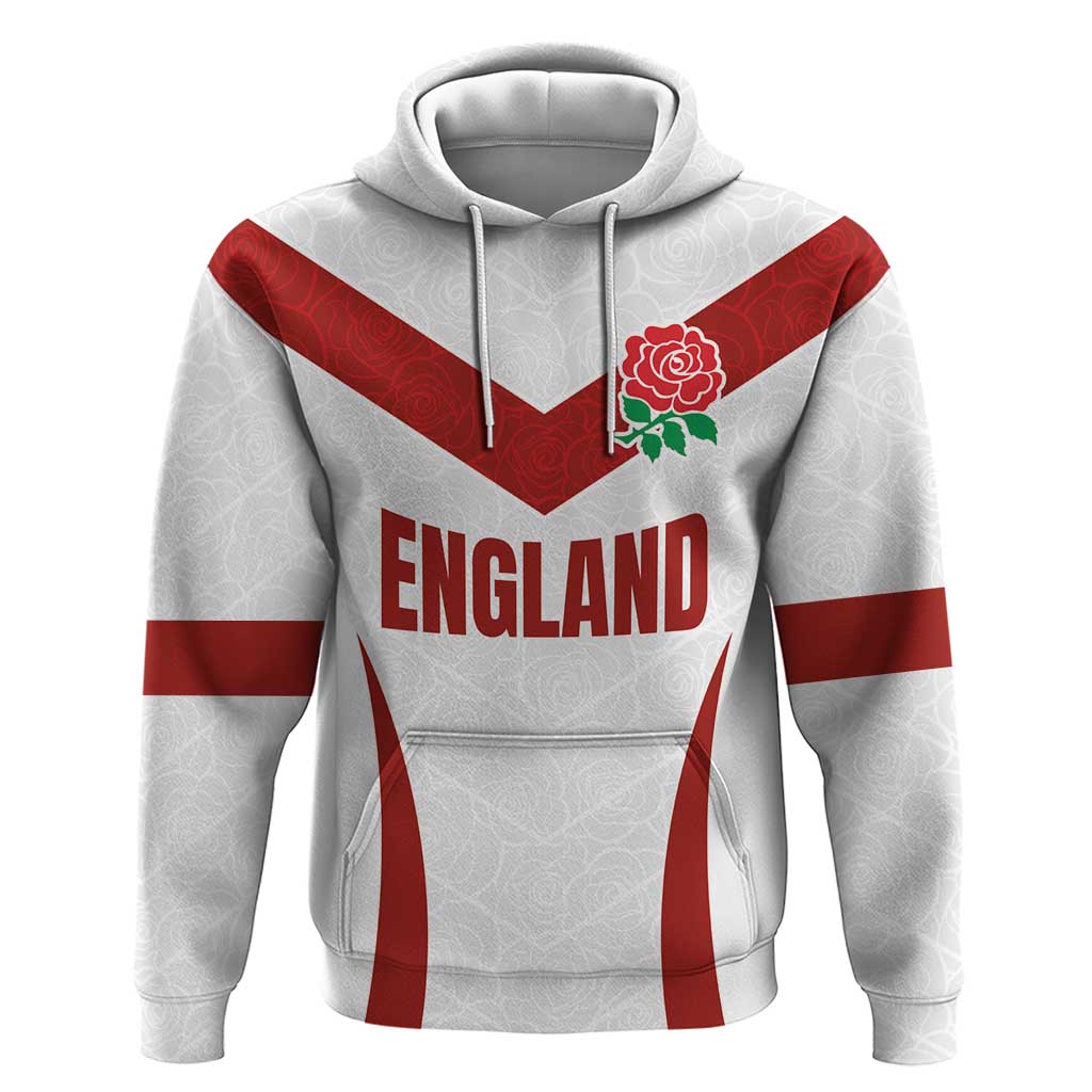 Custom England Rugby-The Red Rose Hoodie Go Champions LT03