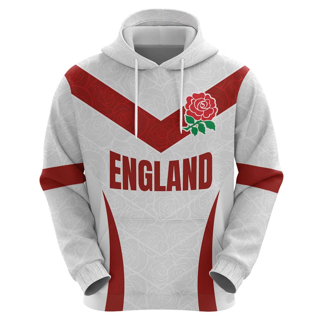 Custom England Rugby-The Red Rose Hoodie Go Champions LT03