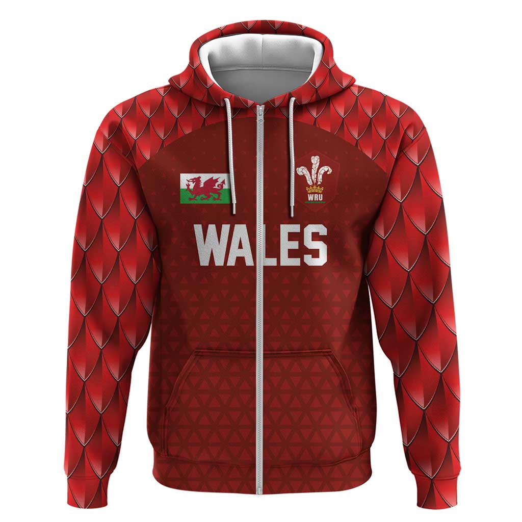 Custom Wales Rugby-The Three Feathers Hoodie Go Champions LT03