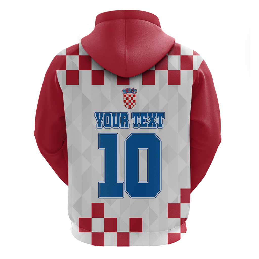 Custom Croatia Football 2024 Go Champion Hoodie LT03