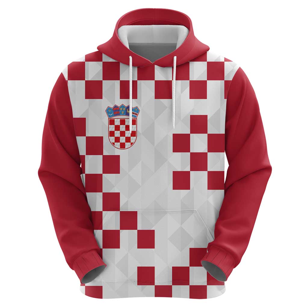 Custom Croatia Football 2024 Go Champion Hoodie LT03