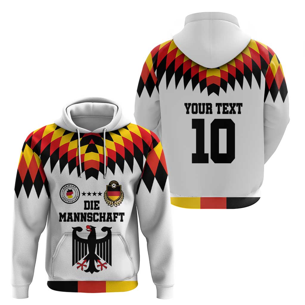 Custom Germany Football 2024 Go Champion Hoodie Design 90s Style Home Color LT03