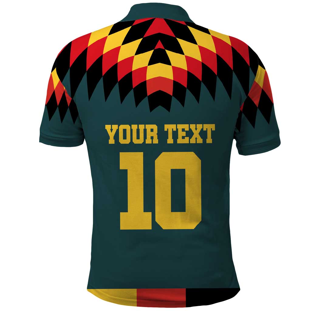 Custom Germany Football 2024 Go Champion Polo Shirt Design 90s Style Away Color LT03