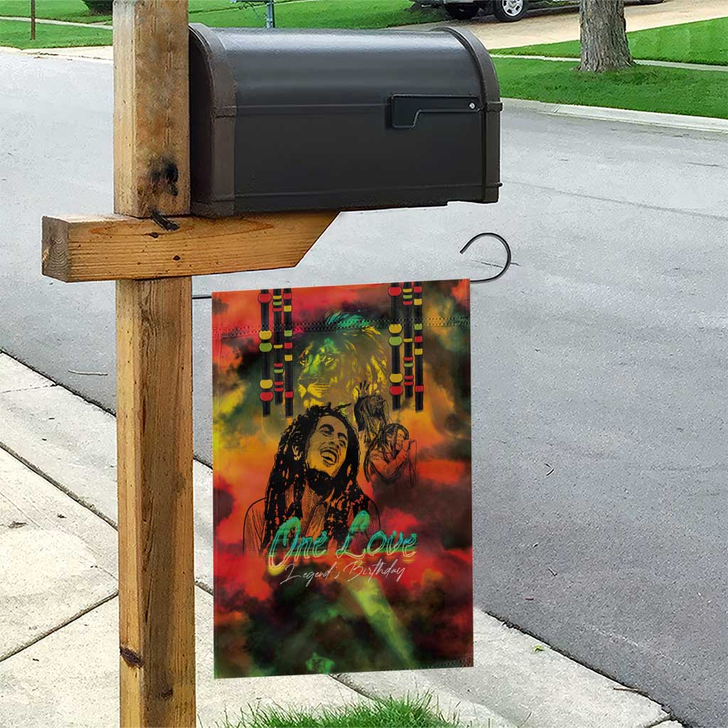 Afro-Jamaican Reggae Legend's Birthday Garden Flag One Love Jamaica LT03