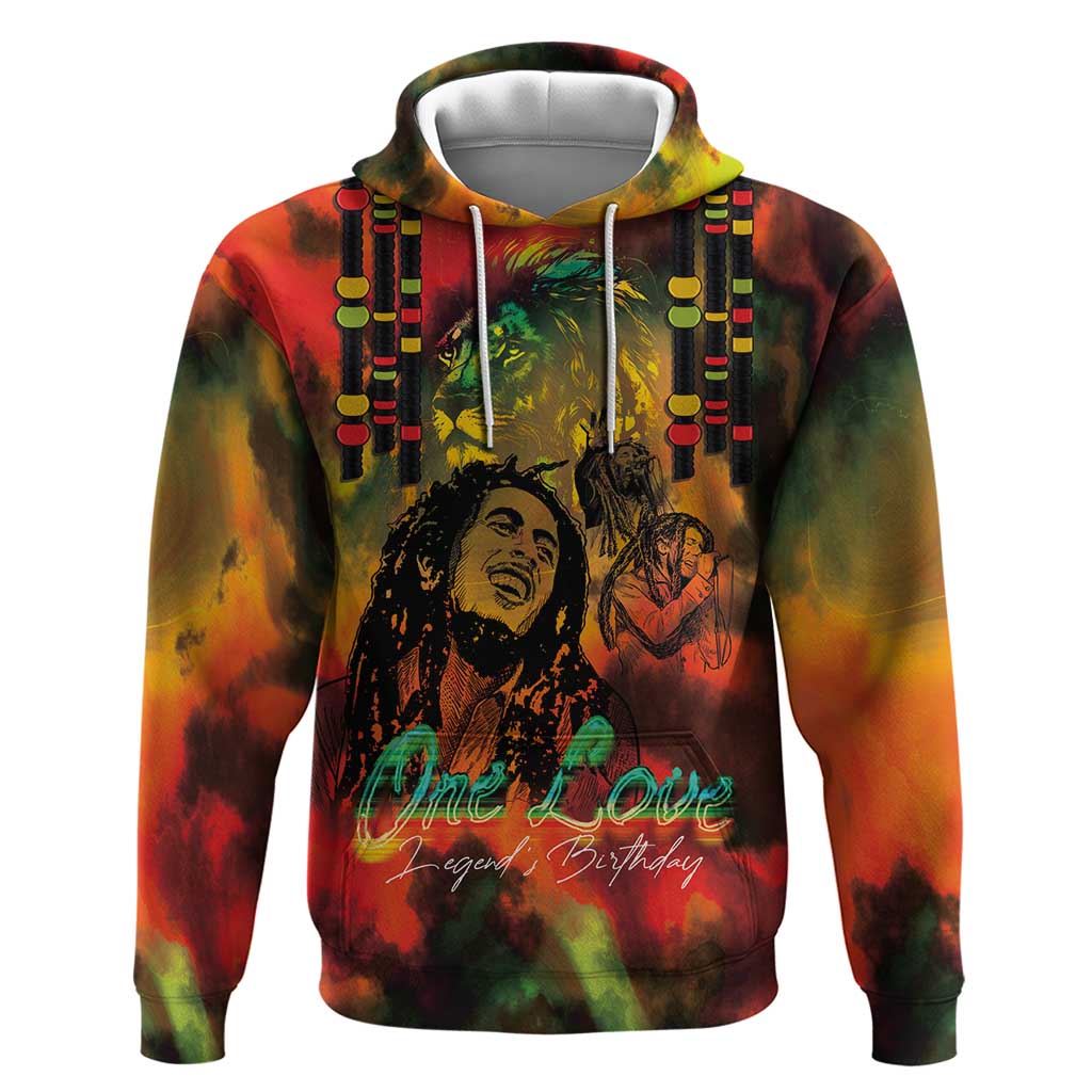 Jamaican Reggae Legend's Birthday Hoodie One Love Jamaica LT03