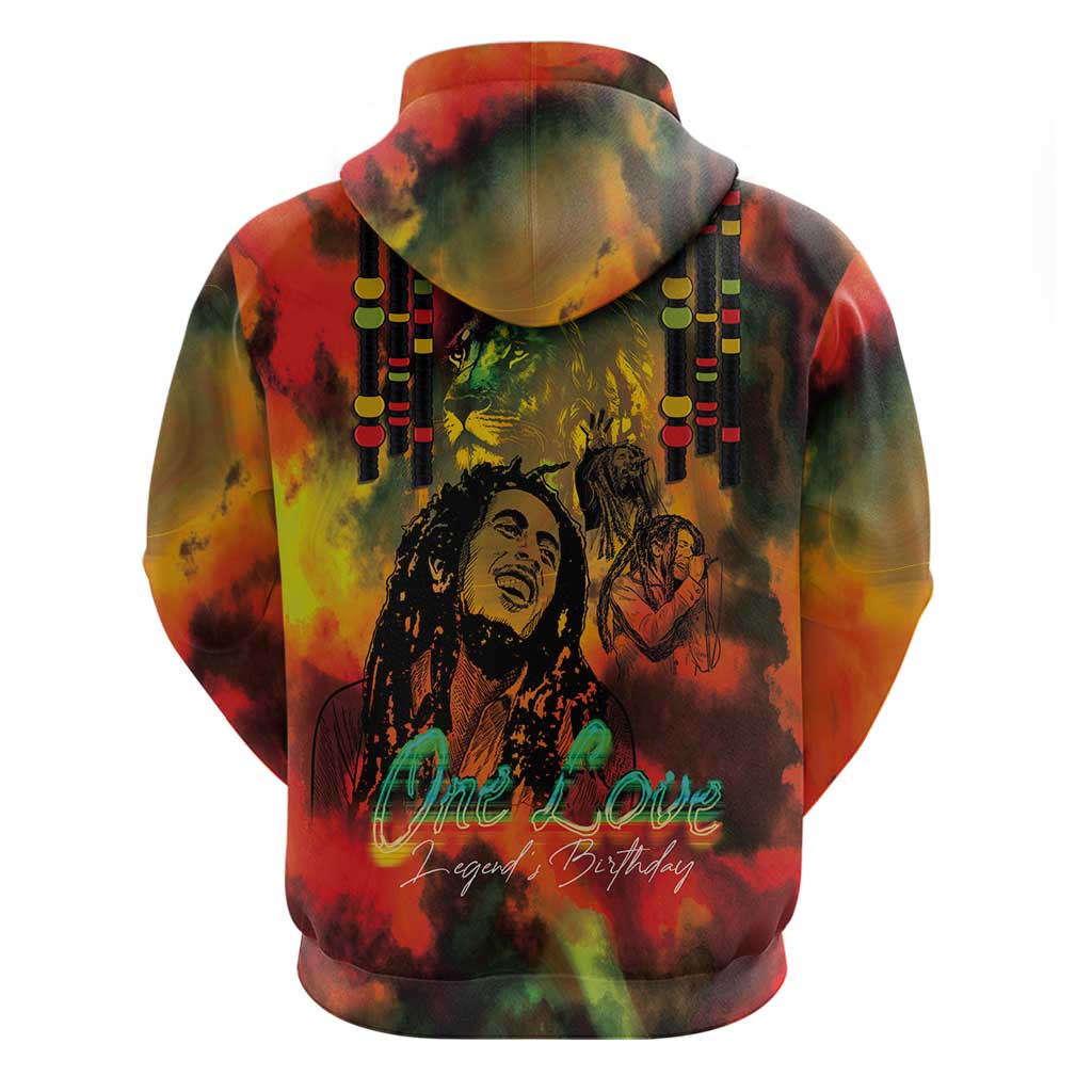 Jamaican Reggae Legend's Birthday Hoodie One Love Jamaica LT03