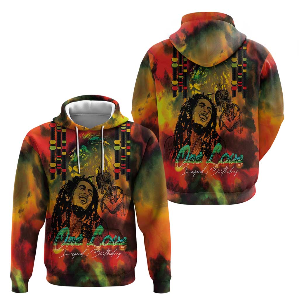 Jamaican Reggae Legend's Birthday Hoodie One Love Jamaica LT03