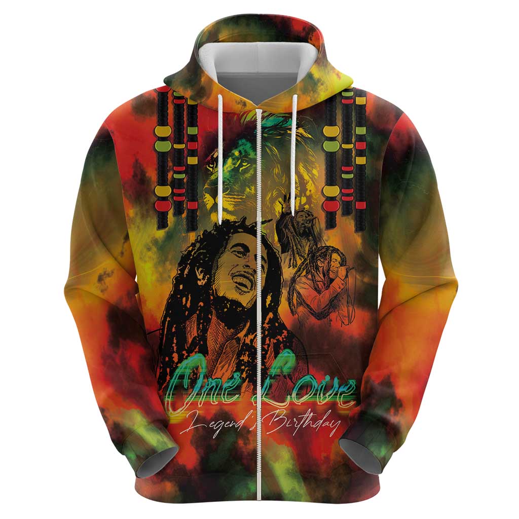 Jamaican Reggae Legend's Birthday Hoodie One Love Jamaica LT03