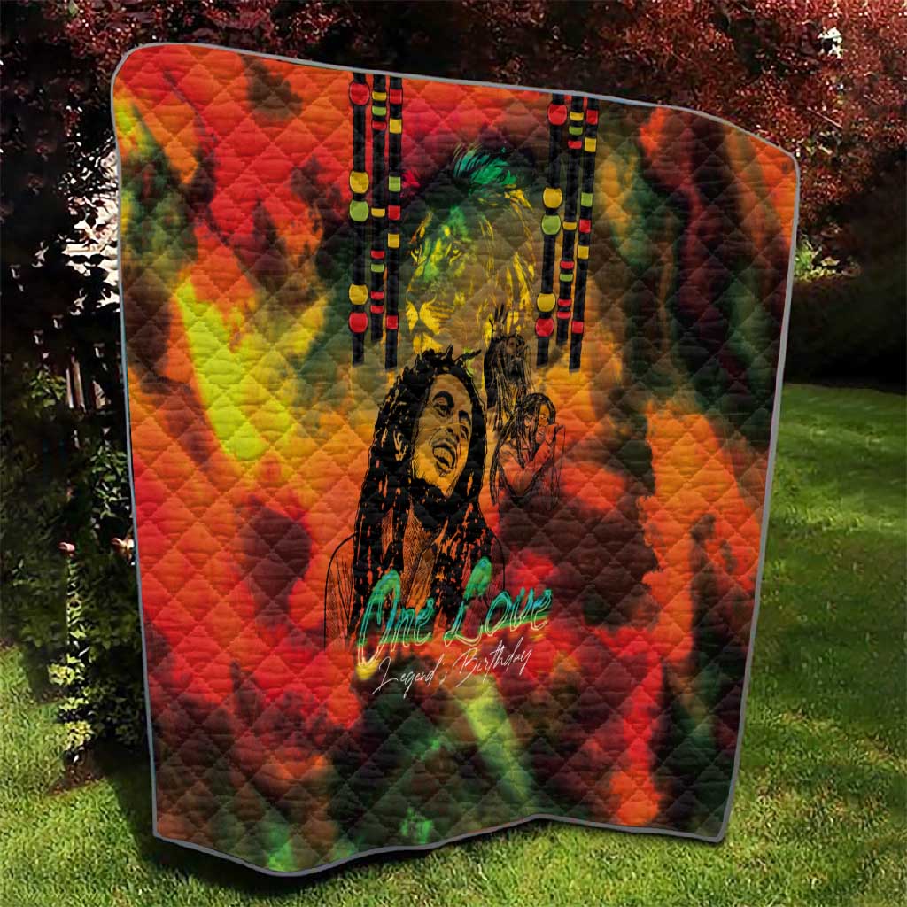 Afro-Jamaican Reggae Legend's Birthday Quilt One Love Jamaica LT03