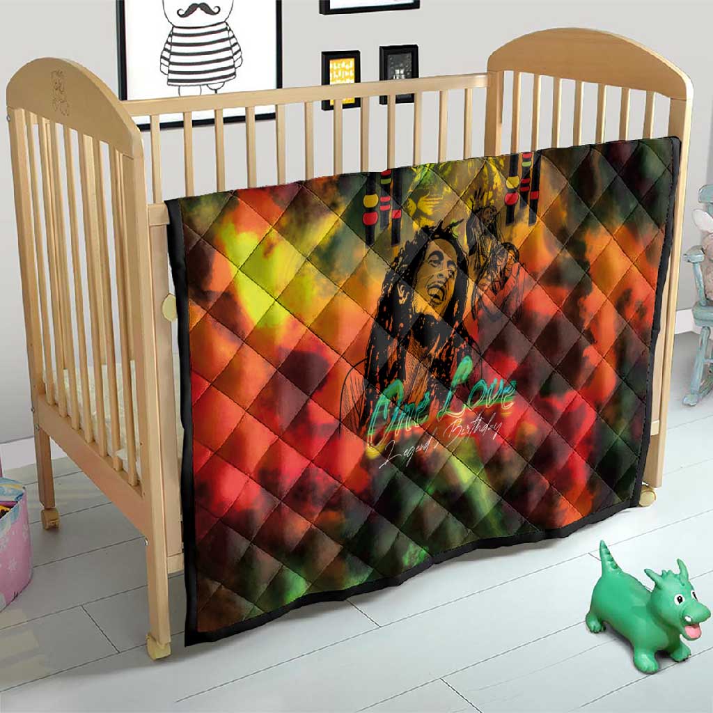 Afro-Jamaican Reggae Legend's Birthday Quilt One Love Jamaica LT03