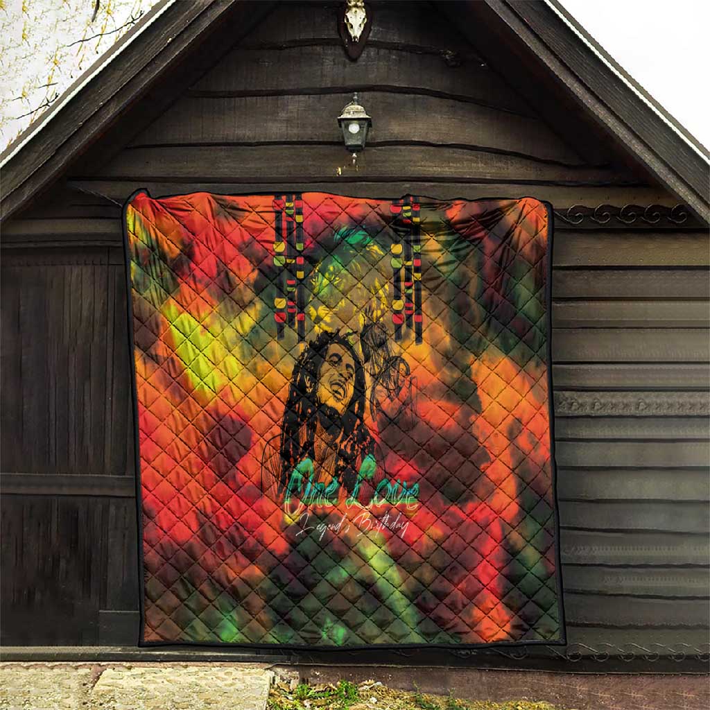 Afro-Jamaican Reggae Legend's Birthday Quilt One Love Jamaica LT03