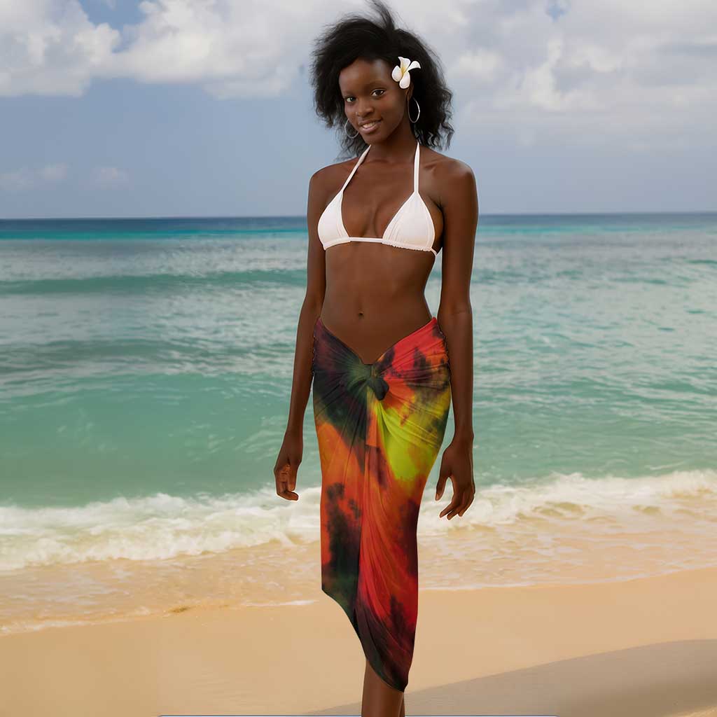 Afro-Jamaican Reggae Legend's Birthday Sarong One Love Jamaica LT03
