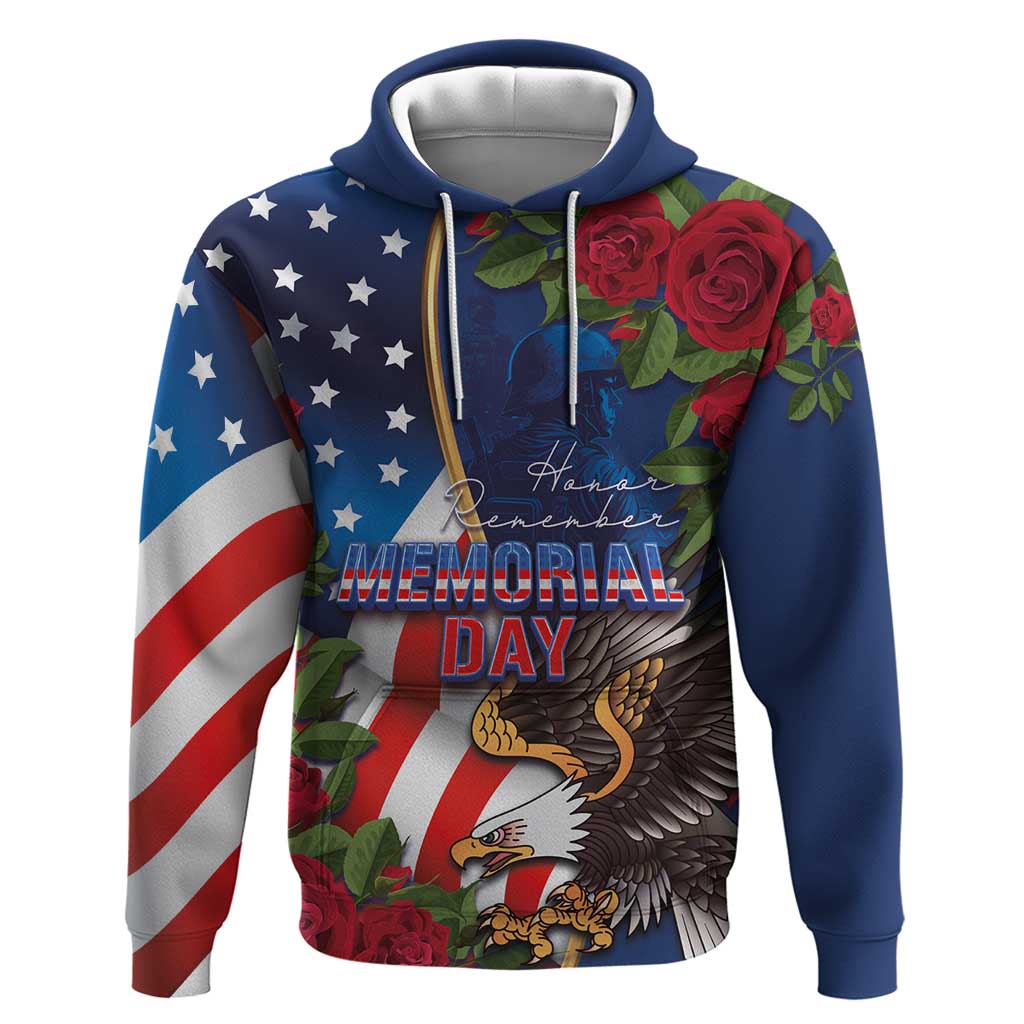 United States Memorial Day-Honor and Remember Hoodie LT03