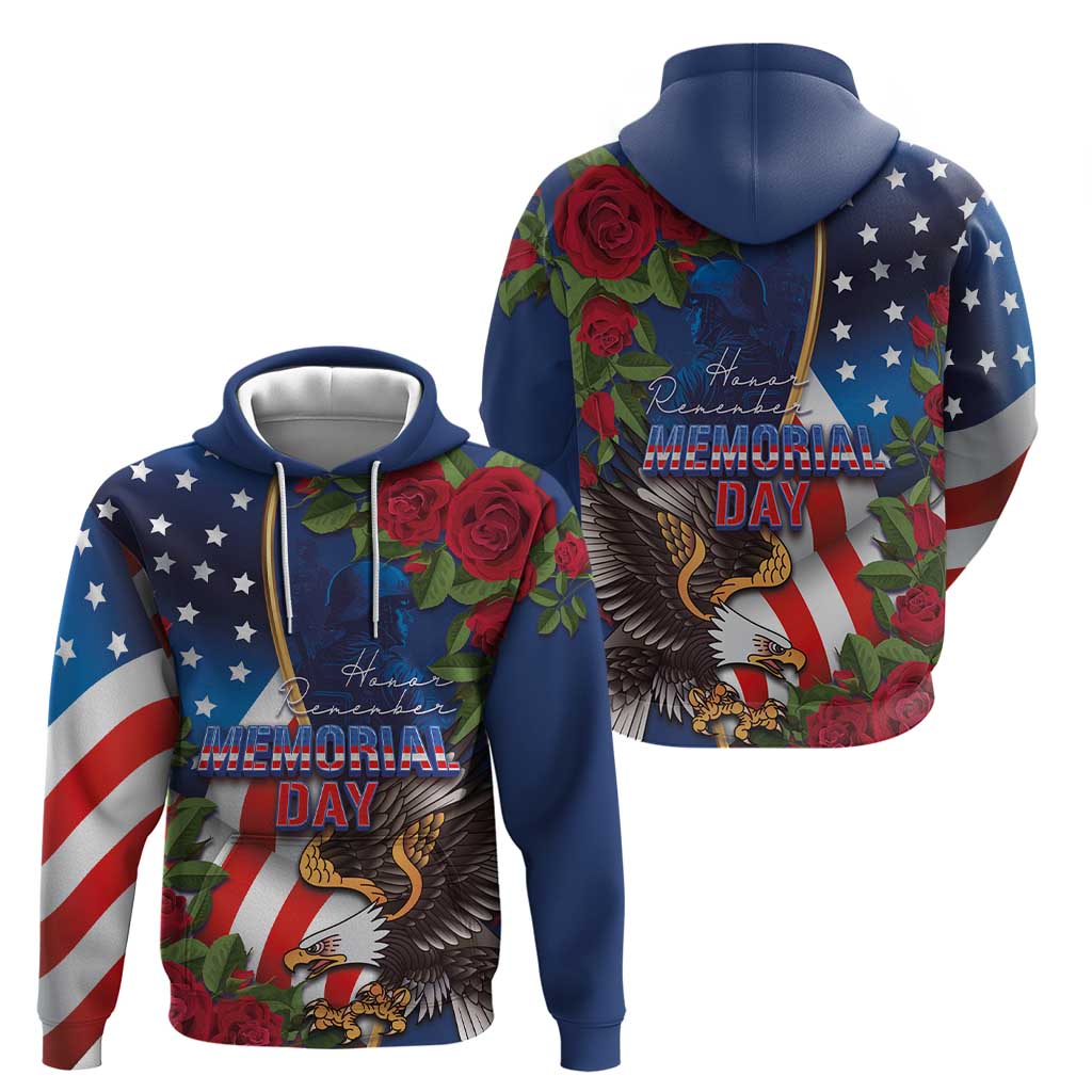 United States Memorial Day-Honor and Remember Hoodie LT03