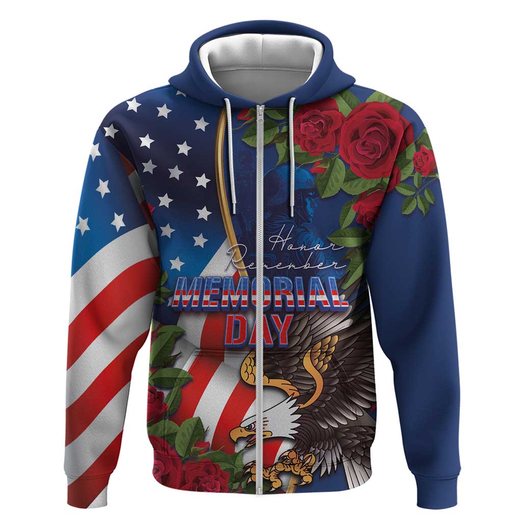 United States Memorial Day-Honor and Remember Hoodie LT03