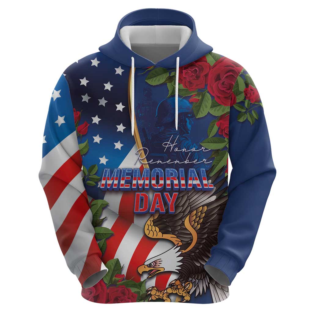 United States Memorial Day-Honor and Remember Hoodie LT03