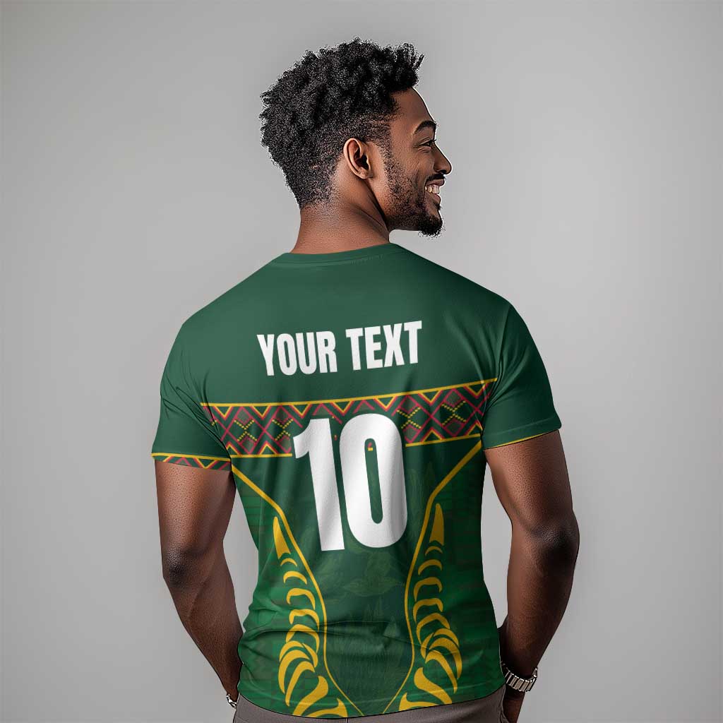 Custom South Africa Rugby T shirt Springboks Spirit and King Protea LT03